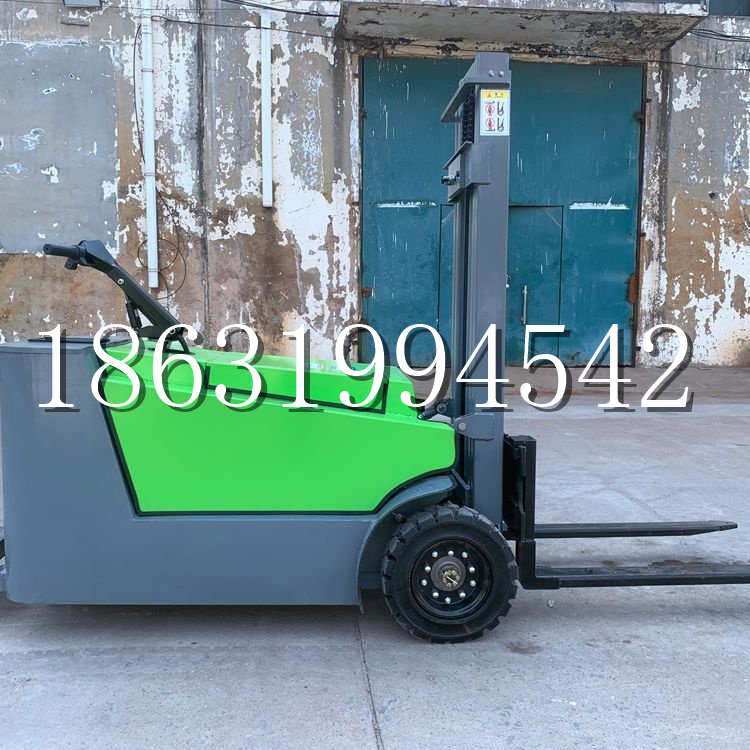 费县小型电动叉车1吨2吨步行站驾式电瓶堆高充电装卸车液压升降车铲车